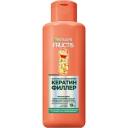 GARNIER Сыворотка для волос Fructis SOS Восстановление кератин филлер, 220 г, 200 мл, бутылка