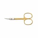 METZGER Ножницы для кожи CS-795-HG (CVD), изогнутые позолоченные