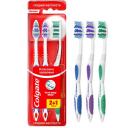 Зубная щетка Colgate Классика Здоровья многофункциональная, средней жесткости, в ассортименте, 3 шт.