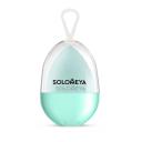 SOLOMEYA Спонж косметический для макияжа Тифони вельветовый / Microfiber Velvet Sponge Tiffany 1 шт