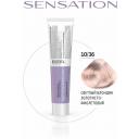 Безаммиачная краска для волос SENSATION DE LUXE 10/36 светлый блондин золотисто-фиолетовый (60 мл)