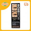 Краска для бровей и ресниц стойкая Fara Wowbrow 3.0 Trendy Brown с эффектом татуажа