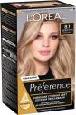 Краска для волос L'Oreal Paris Preference оттенок 8.1 copenhagen light blond ash