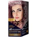 Essem Hair Studio Professional 3D Holography стойкая крем-краска для волос, 7.25 Темное розовое золото