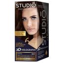 Essem Hair Studio Professional 3D Holography стойкая крем-краска для волос, 6.4 шоколад