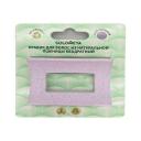 Заколка для волос SOLOMEYA Крабик для волос из натуральной пшеницы Квадратный лиловый Straw Claw Hair Clip Square