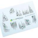 Слайдеры ПОЛИСФЕРА Слайдер дизайн для ногтей со стразами в стиле минимализм 048