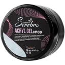 Акригель для наращивания ногтей Serebro Acryl Gel №9 с шиммером, 15 мл