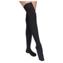 Чулки Venoteks Trend 2C205 с ажурной резинкой противоварикозные, 2 класс, размер: L, длина: 62-71 см, черный