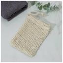 Мочалка-мешочек из сизаля Доляна, для вкладывания мыла, 10x14 см