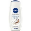Гель-уход для душа NIVEA "Крем и кокос" с маслом жожобакокос, 250 мл