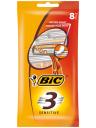 Станок для бритья BIC 3 Sensitive, 8 шт