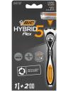 Бритва мужская, 5 лезвий BIC Hybrid 5 Flex, уп. 1 ручка и 2 сменные кассеты