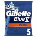 Одноразовая мужская бритва Gillette Blue2 Plus 5 шт