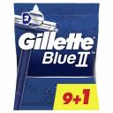 Одноразовые бритвы Gillette BlueII 9+1 шт.