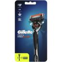 Многоразовый бритвенный станок Gillette Fusion5 ProGlide, черный/серебристый
