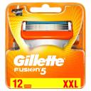 Сменные кассеты для бритья Gillette Fusion, 12 шт