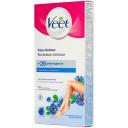 Veet Восковые полоски Easy Gelwax для чувствительной кожи 45 г 12 шт. голубой цветочный