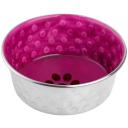 Миска Mr.Kranch из нержавеющей стали с керамическим покрытием Candy 2,7 л, нескользящее основание, пурпурная