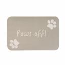 Petmax Коврик под миску для кошек и собак Paws off, 43х28 см