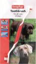 Зубная щетка для собак Beaphar, двухсторонняя, красный, 22 см