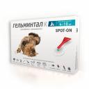 Гельминтал Spot-on для кошек 4-10 кг от ленточных и круглых гельминтов 1 мл от глистов для взрослых Россия 1 уп. х 1 шт. х 0.03 кг