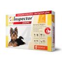 Inspector капли от блох и клещей Quadro С с 1 до 4 кг для собак от 1 до 4 кг 3 шт. в уп., 1 уп.
