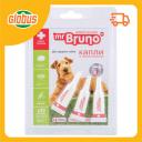 Капли от клещей и насекомых для средних собак Mr. Bruno