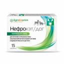 AGROBIOPROM Нефрокэт/дог Препарат для лечения и профилактики заболеваний мочеполовой системы у кошек и собак, 15 таблеток
