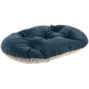 Ferplast Prince Cushion велюровая подушка для кошек и собак, сине-бежевая размер 78, 78x50 см породы среднего размера Украина 1 уп. х 1 шт. х 0.712 кг
