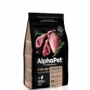 AlphaPet Сухой корм для стерилизованных кошек, с ягненком и индейкой, 1,5 кг