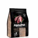 AlphaPet Сухой корм для стерилизованных кошек, с ягненком и индейкой, 400 гр.