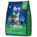 Brit Premium Cat Sterilised Chicken корм для стерилизованных кошек с курицей 2кг
