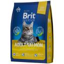 Корм для кошек Brit Premium с лососем 8000 г