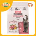 Сухой корм для стерилизованных кошек Brit Care Superpremium Индейка