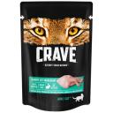 Корм для кошек Crave беззерновой, кролик 70 г (кусочки в желе)
