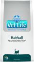 Сухой корм для кошек Farmina Vet Life Hairball, для выведения шерсти, курица, 0,4кг