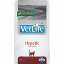 Farmina Vet Life Natural Diet Cat Hepatic сухой корм для кошек при заболевании печени - 400 г диетические супер премиум низкозерновые для взрослых с курицей мешок Сербия 1 уп. х 1 шт. х 0.4 кг