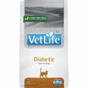 Farmina Vet Life Cat Diabetic ветеринарный диетический сухой корм для взрослых кошек с заболеванием сахарного диабета - 400 г диетические супер премиум низкозерновые для взрослых с курицей мешок Сербия 1 уп. х 1 шт. х 0.4 кг