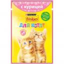 Влажный корм для котят Friskies, с курицей в подливе, 85г