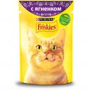 Влажный корм для кошек Friskies, с ягненком в подливе, 85г