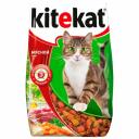 Kitekat Мясной Пир полнорационный сухой корм для кошек, с говядиной - 1,9 кг повседневный эконом для взрослых с говядиной мешок Россия 1 уп. х 1 шт. х 1.9 кг