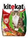 Сухой корм для кошек Kitekat, мясной пир, 4шт по 1,9кг
