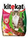 Сухой корм для кошек Kitekat, с аппетитной телятинкой, 4шт по 1,9кг