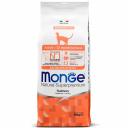 Monge Cat Speciality Line Monoprotein Adult полнорационный сухой корм для кошек, с лососем - 10 кг повседневный супер премиум для взрослых с лососем мешок Импортный корм 1 уп. х 1 шт. х 10 кг