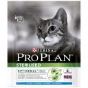 Сухой корм для кошек PRO PLAN Sterilised Optirenal, для стерилизованных, кролик, 0,4кг