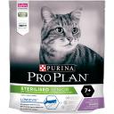 Сухой корм для кошек PRO PLAN Sterilised 7+, для пожилых, индейка, 8шт по 400 г