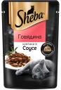 Влажный корм для кошек Sheba, с говядиной в соусе, 75 г