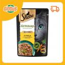 Влажный корм для кошек Sheba Натуральная Коллекция курица-сладкий перец-морковь в соусе