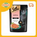 Влажный корм для кошек Sheba форель ломтики в желе